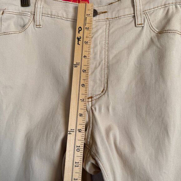 Not Your Daughters Jeans NYDJ Women's Size 8 Beige Crop - Picture 9 of 14